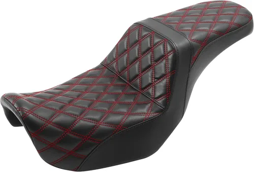 Vista 36 de C.C. RIDER Asiento para Conductor y Pasajero Asiento de Elevación Compatible con Harley Dyna Street Bob FXDB Low Rider FXDL/FXDLS Super Glide Custom