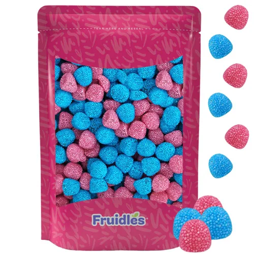Vista 11 de Fruidles Sour Flowers Gummy Candy, deliciosas gomitas de sabores de frutas recubiertas de azúcar (1 libra)