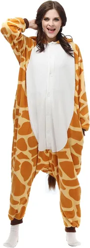 Vista 5 de LABULA Pijama de animal unisex para adultos, para Halloween, cosplay, ropa de dormir