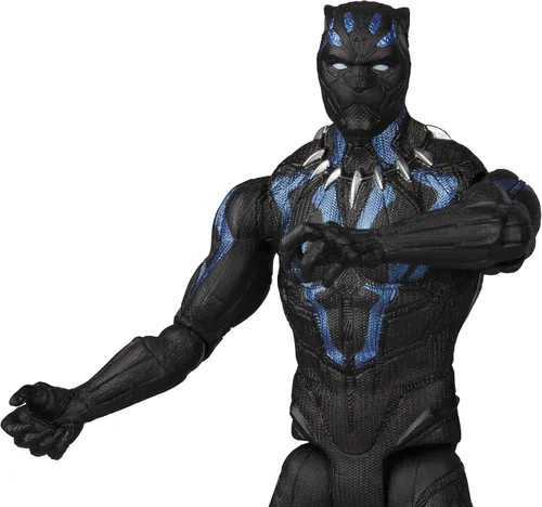 Vista 7 de Marvel Black Panther - Traje Vibranium (6 pulgadas), color negro