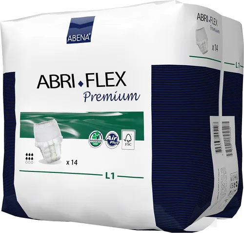 Vista 3 de Abena Abri-Flex Ropa interior protectora de primera calidad, 41086-6, L1, 1, 1
