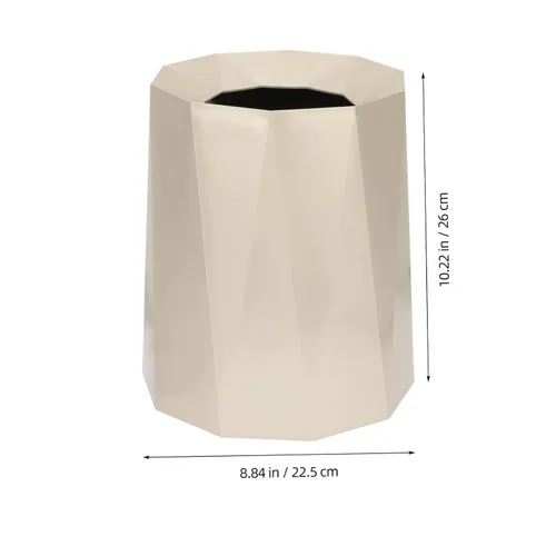 Vista 8 de Cabilock Bote de basura de diseño moderno para la oficina en casa, versátil, simple, elegante, para sala de estar, dormitorio, baño, cocina, compacto