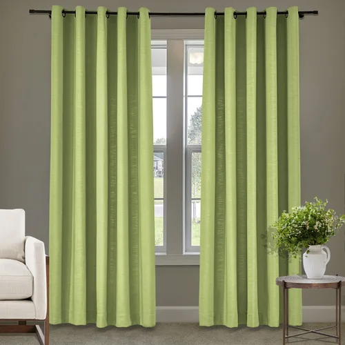 Vista 15 de Frelement Cortinas de lino de lino de bronce con ojales para interiores, tratamiento de ventanas para sala de estar, dormitorio, habitación