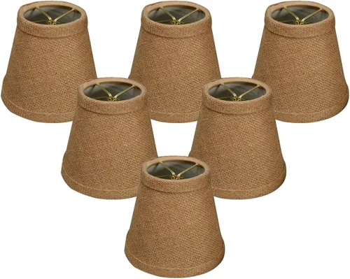 Vista 40 de Royal Designs, Inc. Lámpara de araña de tapa dura Empire Basic Shade CS-984-5AGL, oro antiguo, 3 x 5 x 4,5