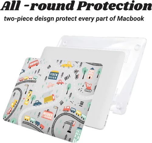 Vista 52 de Funda rígida compatible con MacBook Pro de 13 pulgadas 2012 2011 2010 2009 2008 versión A1278 con CD-ROM, funda de plástico para laptop cubierta
