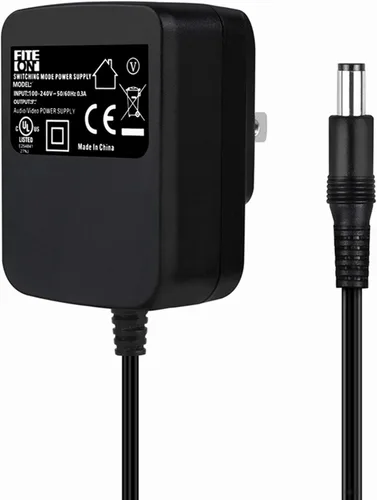 Vista 5 de Adaptador CA/CC de 12 V con certificación UL compatible con PIF 300 Instant Wireless Dog Fence System Cable de fuente de alimentación