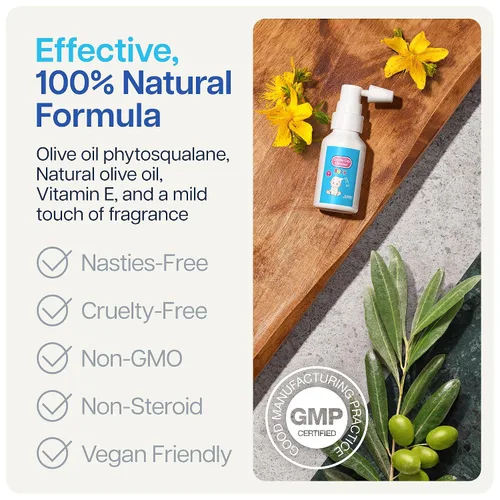 Vista 5 de NAVEH PHARMA Limpiador de tapa de cuna para bebés y niños Tratamiento de tapa de cuna 100% natural Spray y lavado sin fregar Mejor que