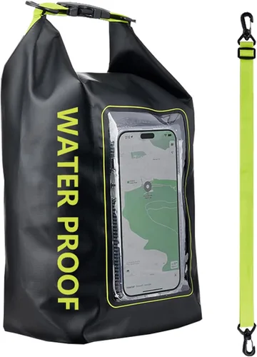 Vista 18 de Bolsa impermeable 2 en 1 para acampar al aire libre, playa, bolsa a prueba de arena, mochila impermeable para teléfono celular, accesorios