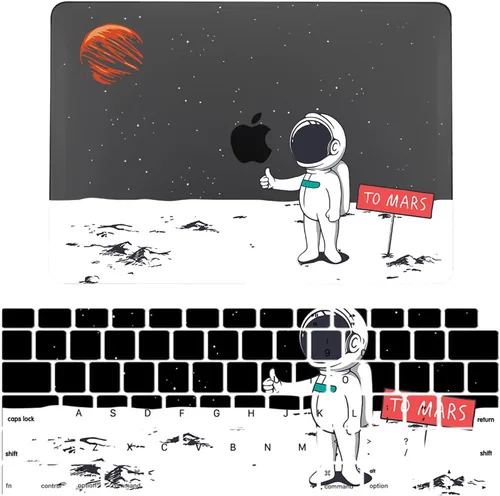 Vista 12 de IVY Funda de astronauta para MacBook Pro 13 (2009-2012, modelos: A1278) Funda rígida con cubierta de teclado - A