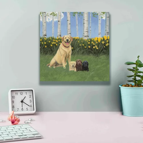 Vista 4 de Epic Graffiti 'Proud Mom' de James Wiens, arte de pared en lienzo, 12 x 12 pulgadas