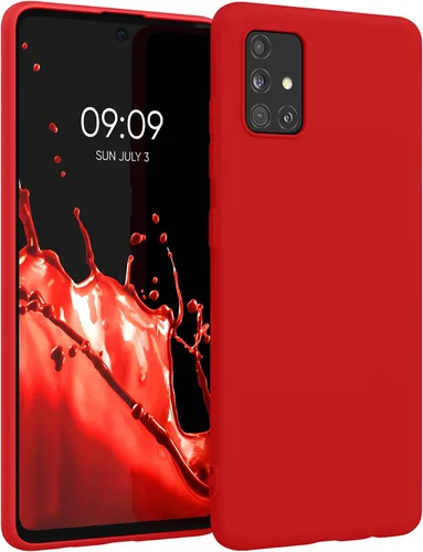 Vista 15 de kwmobile Funda compatible con Samsung Galaxy A51 - Funda protectora de silicona TPU suave y delgada - Arctic Night