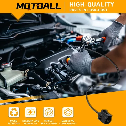 Vista 2 de MOTOALL Conector de sensor de presión de aceite con coleta 1J0 973 081 para Audi para Volkswagen 98-2016