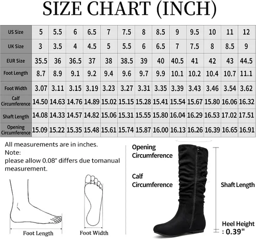 Vista 3 de Jeossy Joan - Botas altas hasta la rodilla para mujer