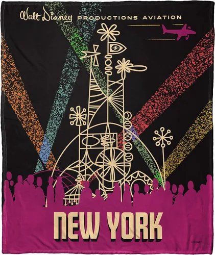 Vista 11 de Northwest Disney Classics - Manta de seda táctil, 50 x 60 pulgadas, Fly with Me