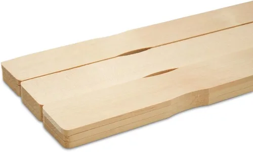 Vista 10 de Palitos de pintura de 6 pulgadas, caja de 50 agitadores de pintura de madera dura, paletas de mezcla de madera para epoxi o resina, marcadores