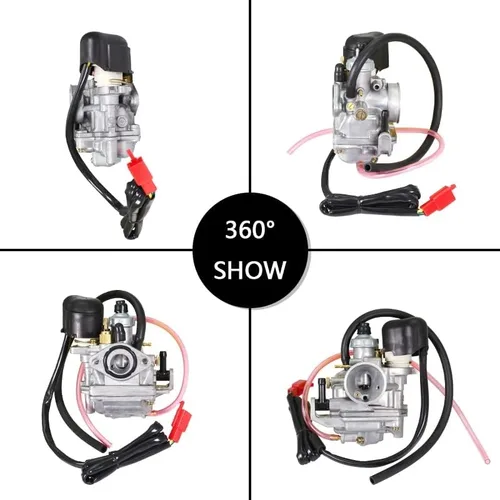 Vista 5 de NONROT Carburador para Suzuki Let's for H-on-da AF32 50cc Z50 50 para ATV para Quad Pocket Bike Mini para Moto Dirt BIK
