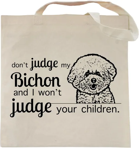 Vista 5 de Pet Studio Art Bolso tote Don't Judge My Dog