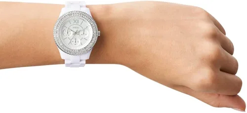 Vista 7 de Fossil Stella Quartz - Reloj cronógrafo de acero inoxidable para mujer
