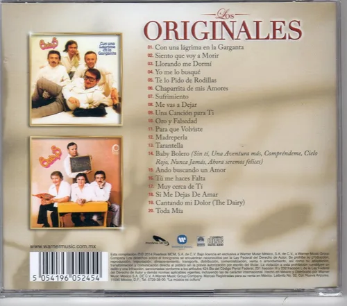 Vista 2 de LOS BABY'S VOL.2 (EDICION LIMITADA) 2 EN 1 "LOS ORIGINALES PEERLESS,EL RESCATE DE LA BUENA MUSICA".