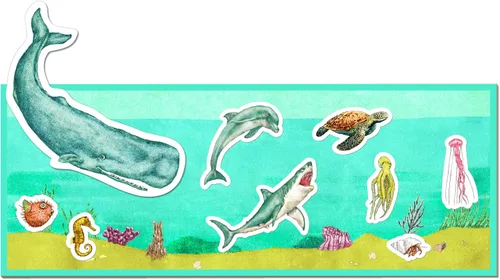 Vista 2 de Clementoni 16100 16100-Montessori-Animales, Juego Educativo, Multicolor