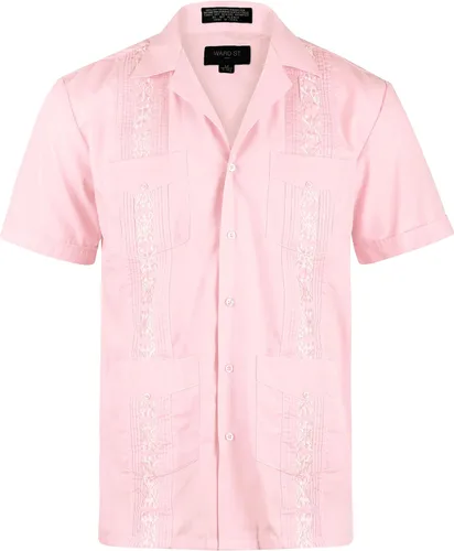 Vista 3 de Ward St Guayabera de manga corta para hombre