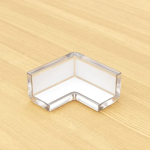 Vista 9 de Protectores de bordes y esquinas para muebles, cojín protector de PVC transparente de 20.4 pies, parachoques de 18 pies, 8 esquinas adhesivas