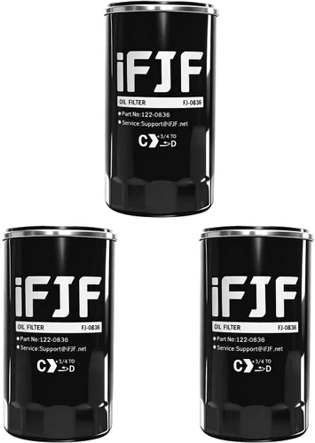 Vista 12 de iFJF 122-0836 Filtro de aceite de repuesto para RV QG 5500/7000 Serie HGJAA HGJAB HGJAC de giro que reemplaza 01220836 B7238 PH2875 PH10027 OE