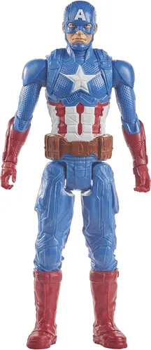 Vista 6 de Marvel Avengers Titan Hero Series Blast Gear - Figura de acción del Capitán América