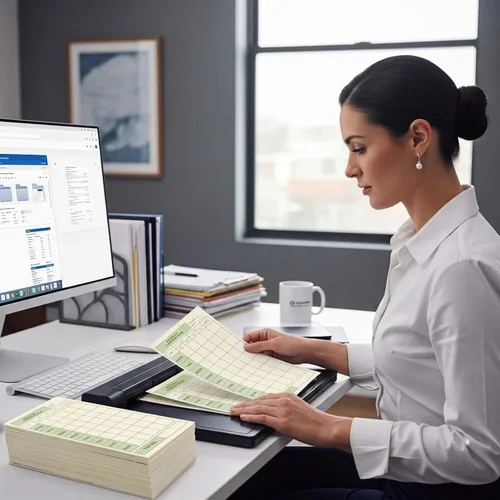 Vista 7 de Tarjeta de tiempo semanal de 250 unidades para empleados