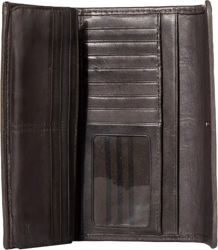 Vista 5 de FRYE Cartera de piel Melissa Continental Snap