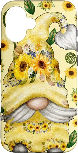 Vista 32 de Unique Sunflower Gnome for Spring and Summer Cute Pattern Case for iPhone 17