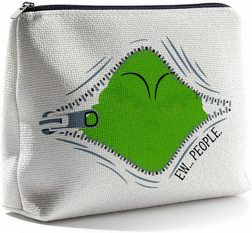 Vista 14 de Bolsa de maquillaje Travel World Terror negro