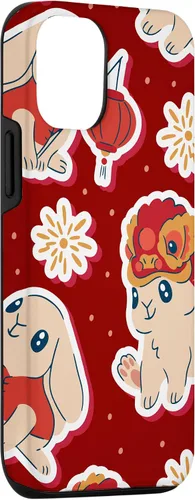 Vista 3 de iPhone 15 Año del Conejo - Zodiaco Chino Funda AÑO NUEVO 2023