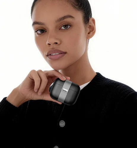 Vista 7 de SURITCH Funda para AirPods Pro 2/Pro, bloqueo magnético, compatible con Airpods Pro de 2ª y 1ª generación, funda protectora resistente con elegante