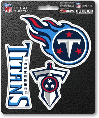 Vista 12 de FANMATS NFL - Juego de calcomanías unisex para adultos de 3 piezas NFL