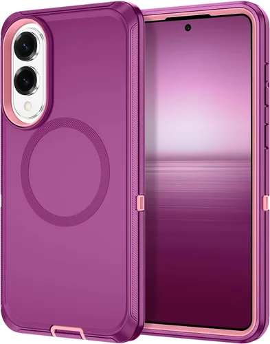 Vista 16 de I-HONVA para Samsung Galaxy S25 Plus, Funda para Galaxy S24 Plus [Compatible con MagSafe] Protección de 3 capas a prueba de golpes
