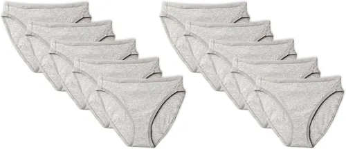 Vista 13 de Amazon Essentials Ropa interior de bikini de algodón y elastano para mujer (disponible en tallas grandes)