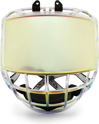 Vista 11 de GY Casco de Hockey Completo con Visera para Adultos y Jóvenes, Protector Facial Anti-Rasguños/Anti-Empañamiento/Certificado CE