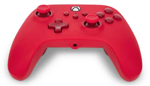 Vista 7 de PowerA Advantage Wired Controller for Xbox Series XS - Red, Xbox Controller with Detachable 10ft USB-C Cable, Mappable Buttons, Trigger Locks and
