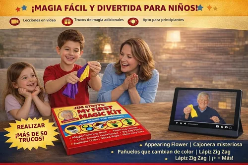 Vista 5 de Kit de magia “My First Magic Kit” de Jim Stott's, perfecto para principiantes y niños de todas las edades