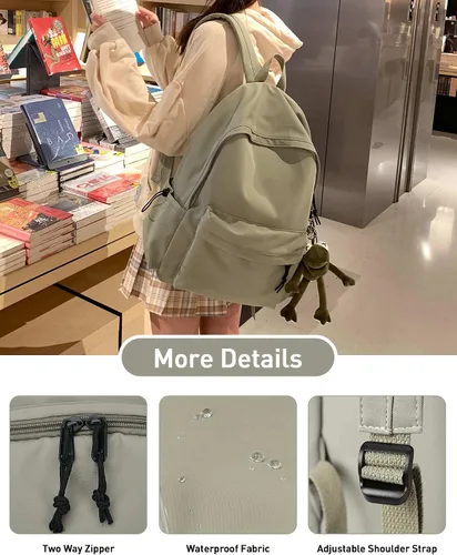 Vista 4 de Bolsas de viaje para mujer, bolso de mano de fin de semana para mujer, verde, W23