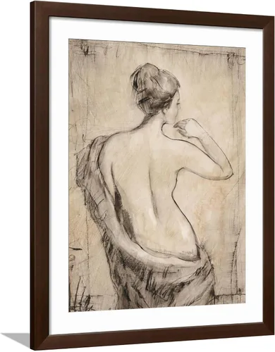 Vista 12 de ART.COM Impresiones artísticas enmarcadas para pared, estudio de desnudo neutro II por Tim O'toole, decoración figurativa, 12 x 16 pulgadas, marco
