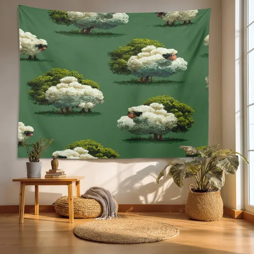 Vista 25 de Batmerry Cat In Armor Polyester Tapestry, Cat Armor Sword Warrior Battle Shield Lightweight Wall Hanging High-Definition Print Backdrop For Dorm