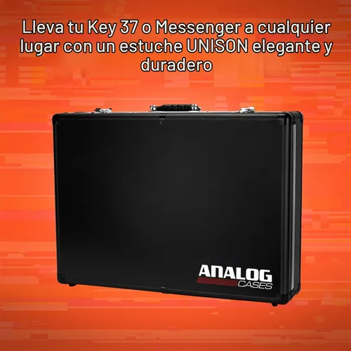 Vista 2 de ANALOG CASES Akai MPC Key 37 / Moog Messenger Case - Estuche rígido ligero