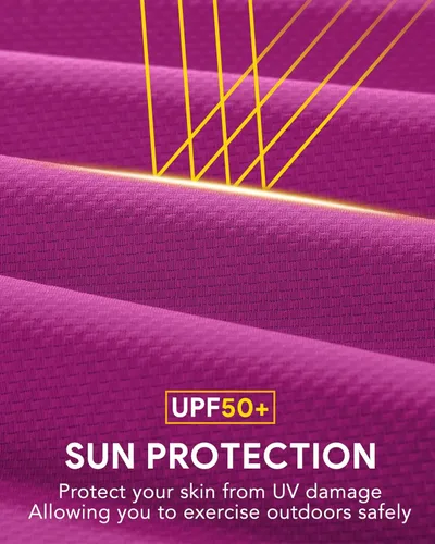 Vista 5 de We1Fit Chaqueta de protección solar UPF 50+ para mujer, sudadera con capucha para senderismo, correr, atlética