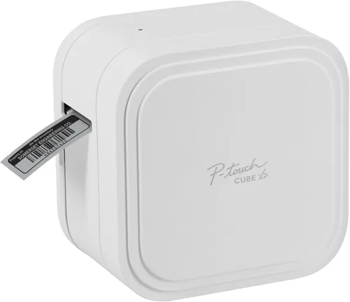 Vista 2 de Etiquetadora P-Touch Cube XP monocromática de Brother con tecnología inalámbrica Bluetooth® PT-P910BT