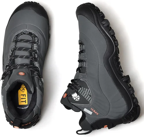 Vista 4 de Manfen Botas de senderismo para hombre Thermator, impermeables, de media altura