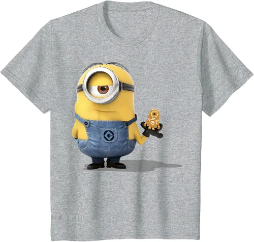 Vista 52 de Camiseta Despicable Me Minions Holding A Ginger Bread Minion Retrato Pequeña