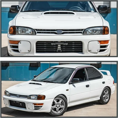Vista 2 de SPEC-D TUNING Luces de esquina de lente ámbar ahumadas compatibles con Subaru Impreza 2.5 WRX L+R 1995-2001 conjunto de par