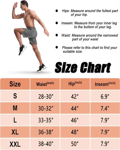 Vista 6 de CANGHPGIN Pantalones cortos deportivos para hombre ligeros paquete de 2 unidades para baloncesto boxeo gimnasio deportes con bolsillo